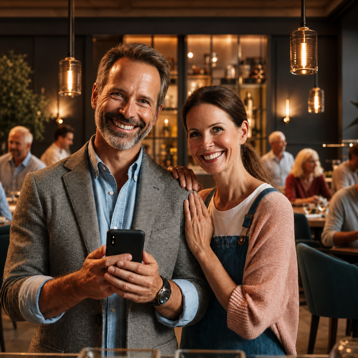 happy business owners